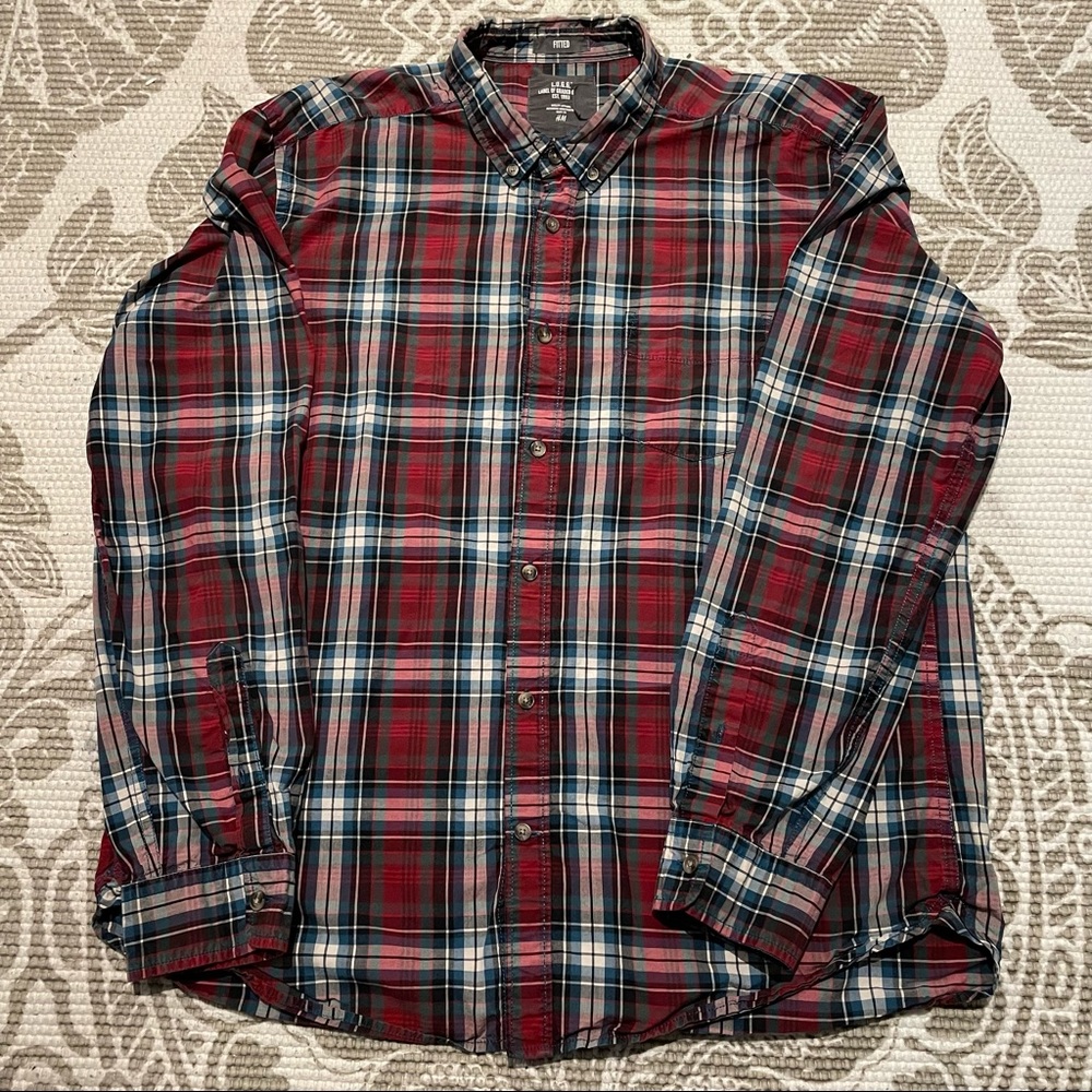 H&M Long Sleeve Button Down Sz XL